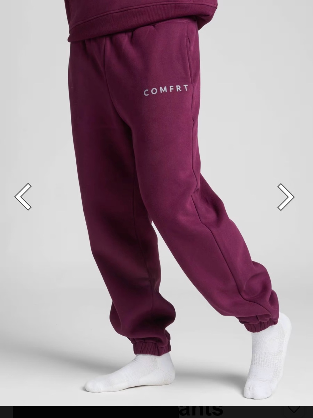 Comfrt Tranquil Sweatpants Size Medium- Plum